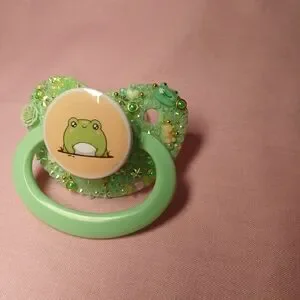 Other | Green Frog Adult Pacifier Age Regression Ddlg Abdl | Poshmark
